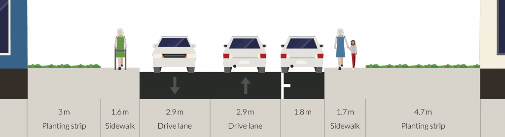 Wie Breit Ist Eine Strasse Gehwegbreiten bei Neuplanung – Beispiel Weiterstädter Straße